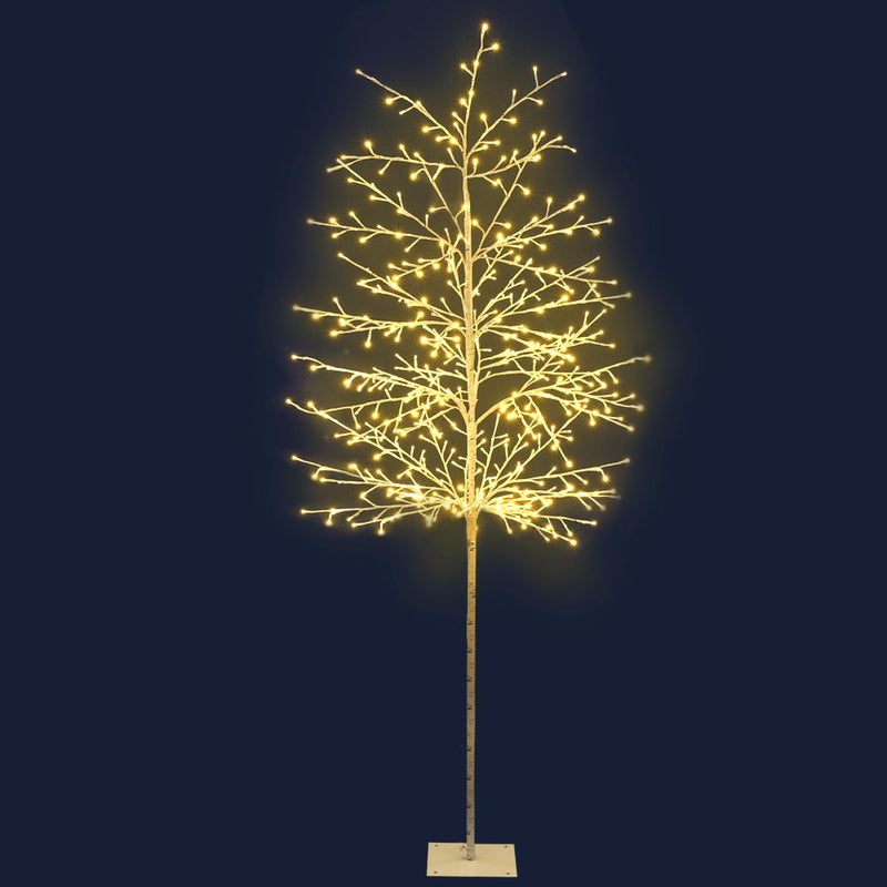 2.1M LED Christmas Branch Tree 480 LED Xmas Warm White Optic Fiber