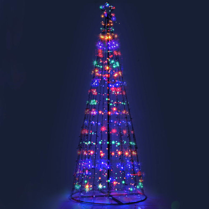 3M LED Christmas Tree Lights 330 LED Xmas Multi Colour Optic Fiber