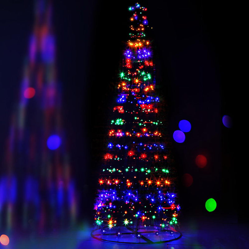 3M LED Christmas Tree Lights 330 LED Xmas Multi Colour Optic Fiber