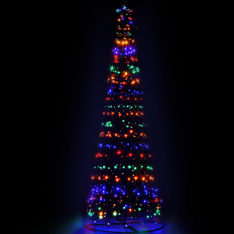 3.6M LED Christmas Tree Lights 400 LED Xmas Multi Colour Optic Fiber