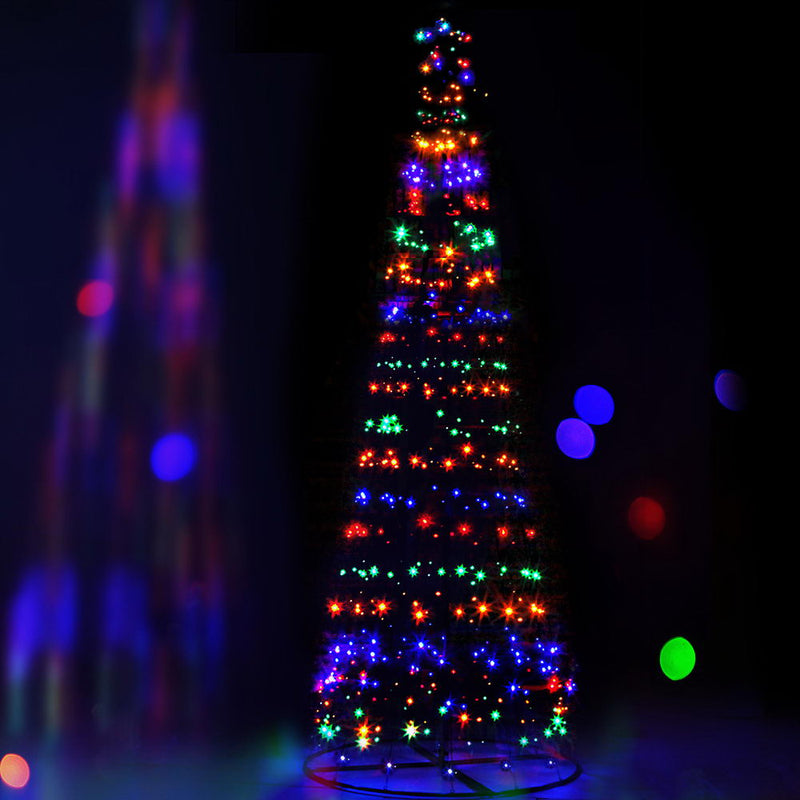 3.6M LED Christmas Tree Lights 400 LED Xmas Multi Colour Optic Fiber