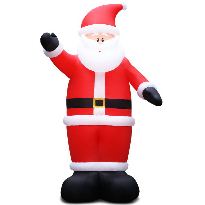 5M Christmas Inflatable Santa Decorations Outdoor Air-Power Light