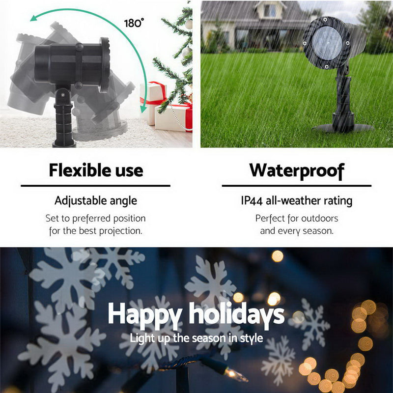 Pattern LED Laser Landscape Projector Light Lamp Christmas Party