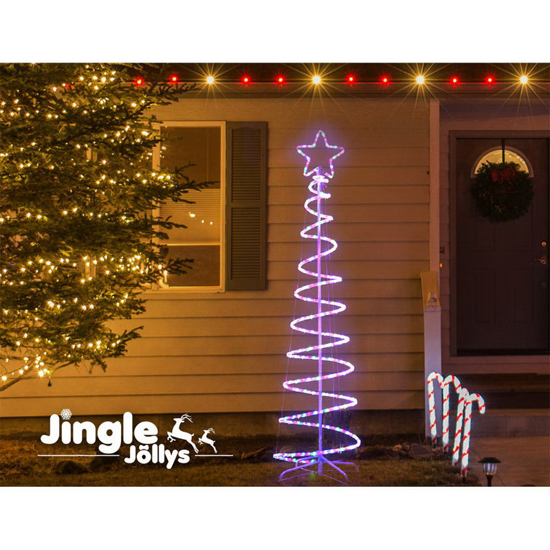 Christmas LED Motif Light 1.88M Tree Waterproof Colourful