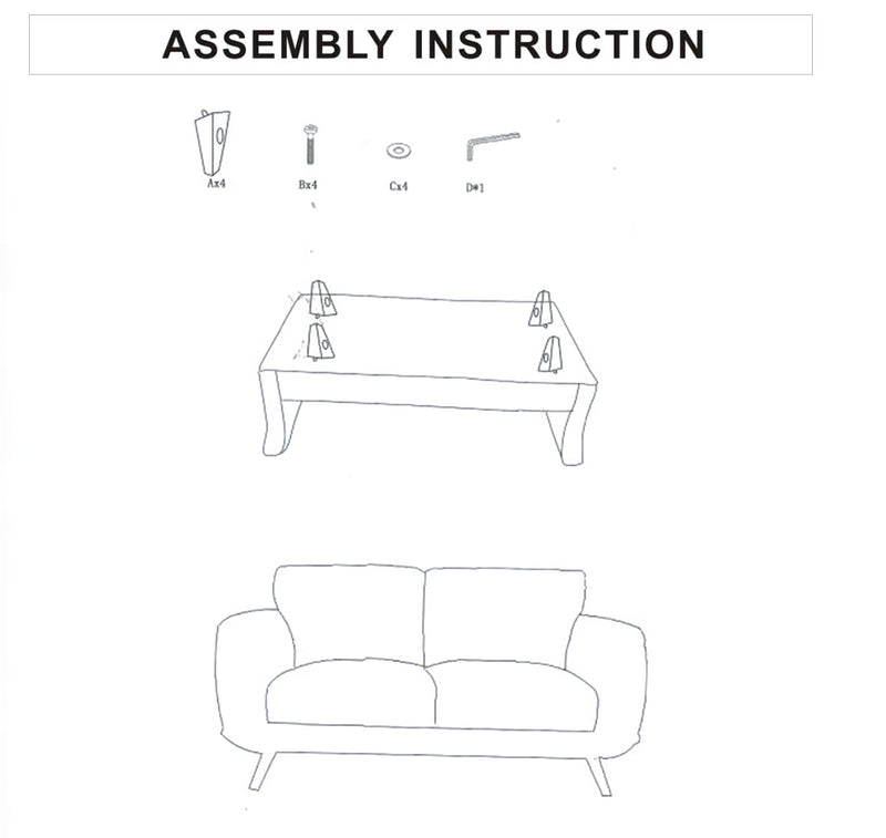 Modern Stylish Brown Alaska Sofa 2 Seater