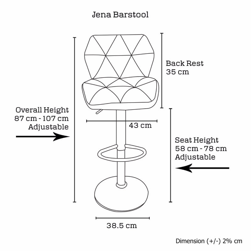 2 X Jena Barstools