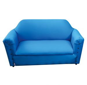 KIDEE LOUNGE DOUBLE SEATER  SKY BLUE SOFA