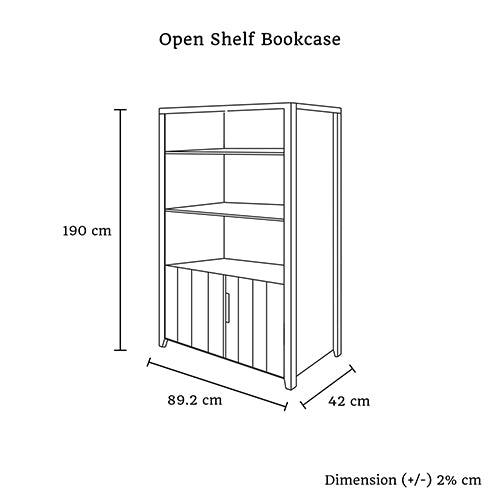 Alice Open Shelf Bookcase