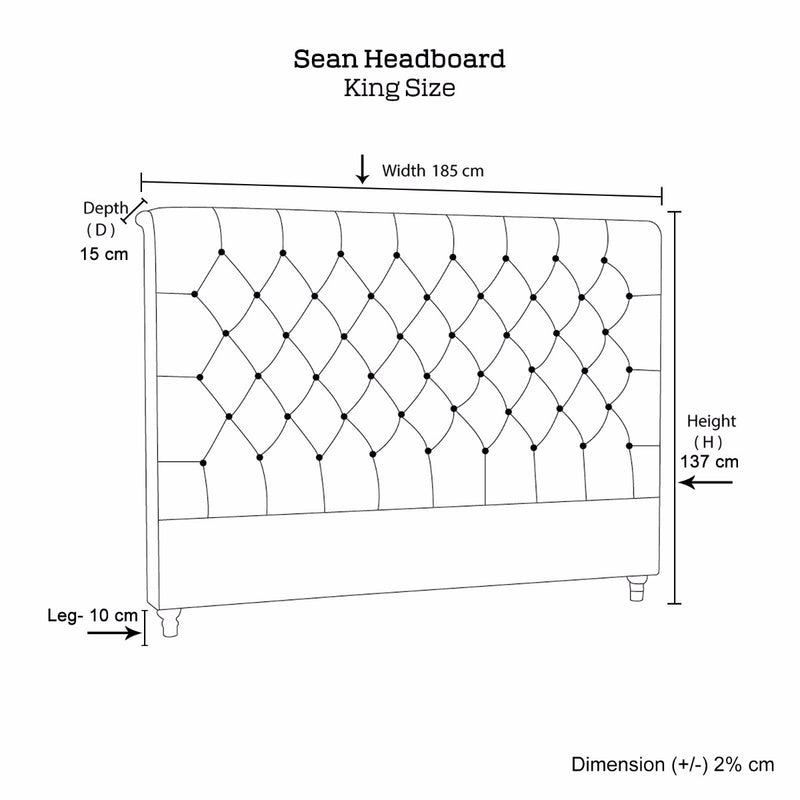 Sean Headboard King Size