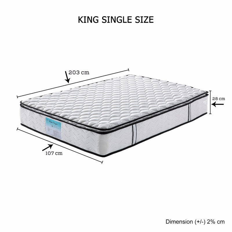 Latex Pillowtop Mattress  King Single