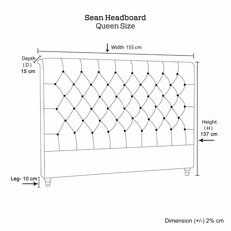 Sean Headboard Queen Size