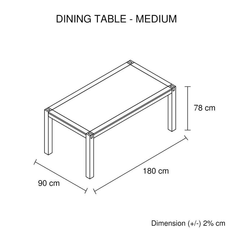 Java Dining Table Medium