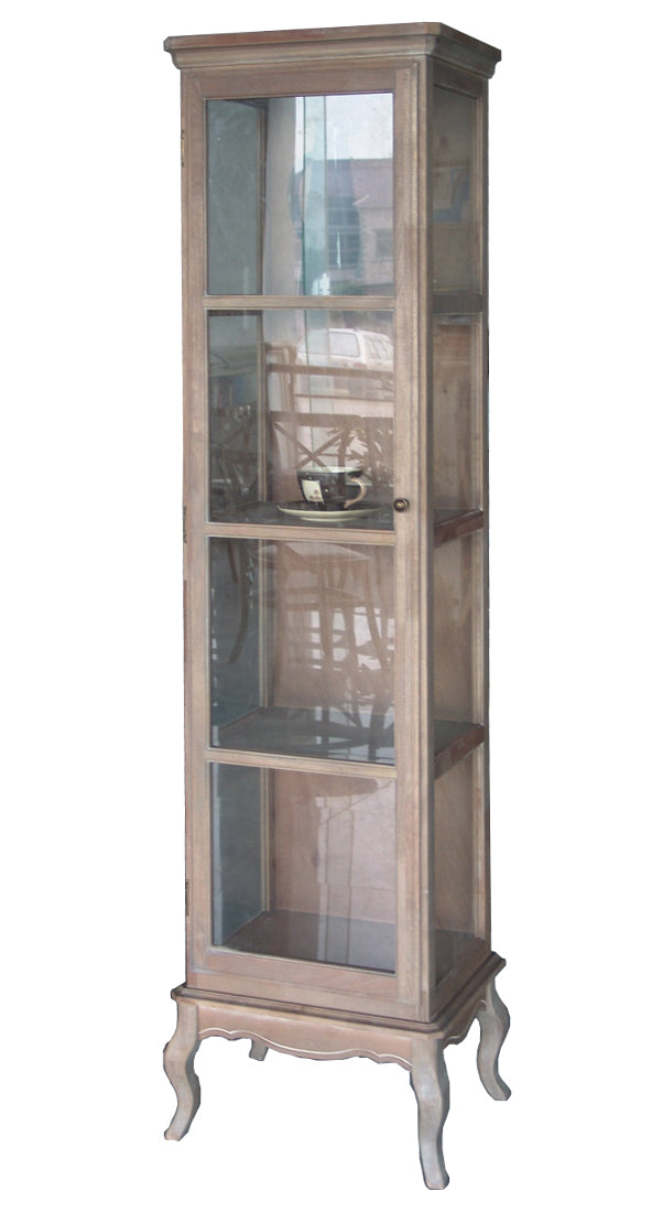 Wash White Display Cabinet