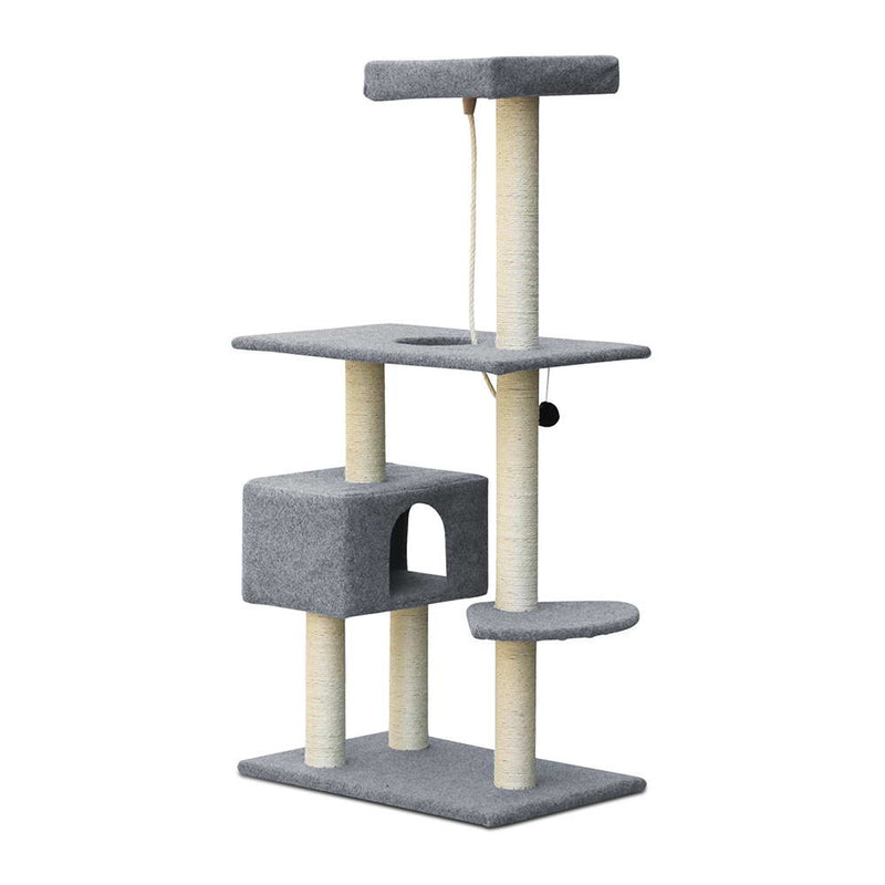 i.Pet 145cm Cat Scratching Post - Grey