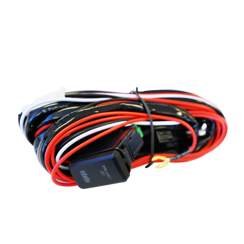 TOYOTA Heavy Duty LED Light Bar Wiring Loom Harness 40A Switch Relay Kit 12V