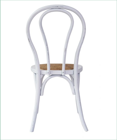 Bentwood Chair Antique White Set Of 2